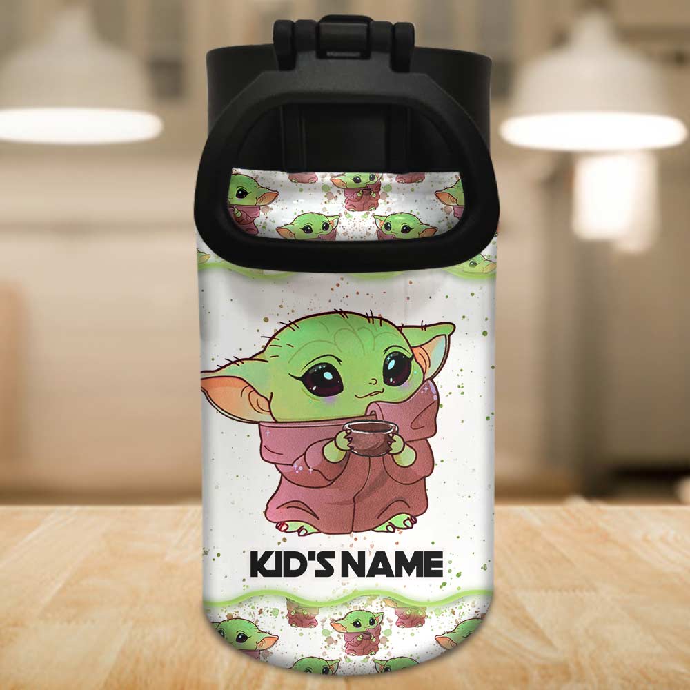 Too Cute I Am - Personalized The Force Kids Water Bottle