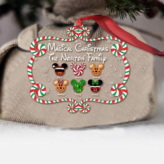 Magical Christmas - Personalized Christmas Family Transparent Ornament