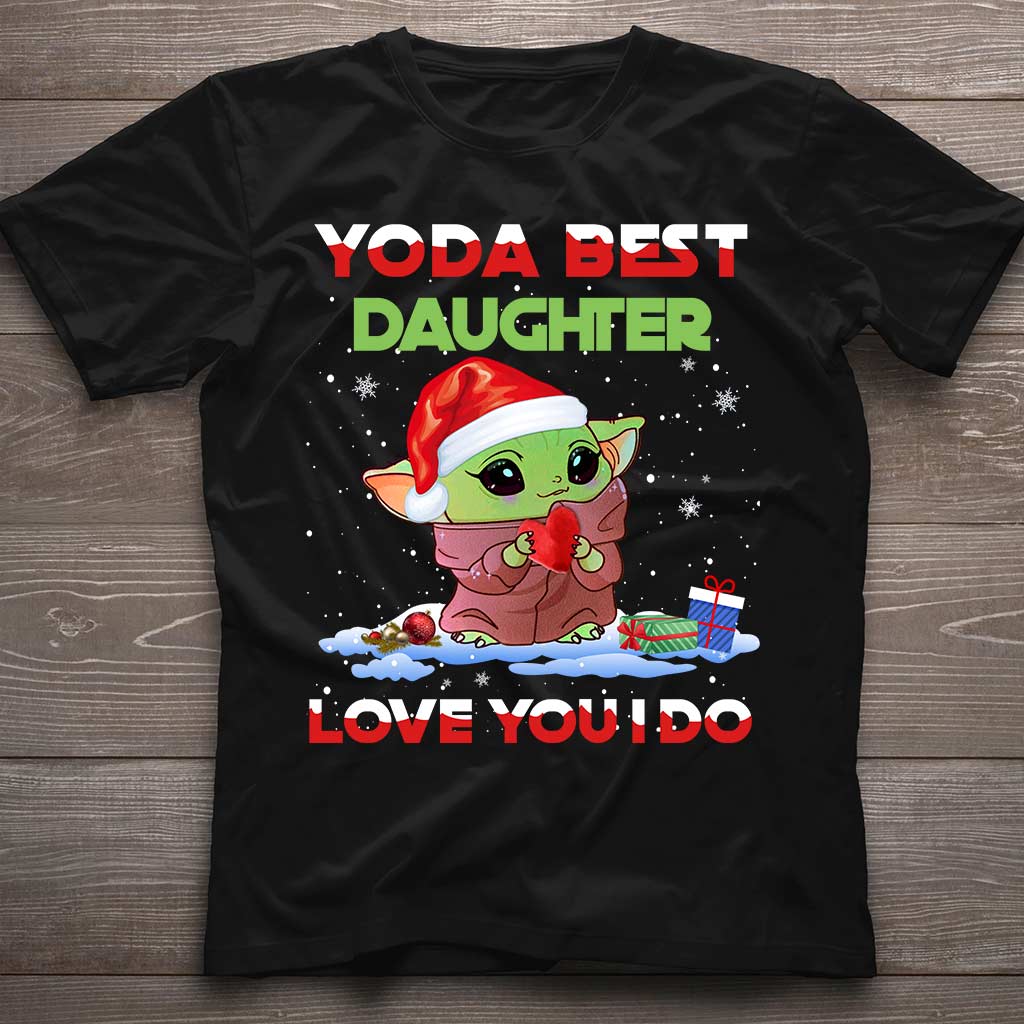 Love You I Do - Personalized Christmas The Force T-shirt and Hoodie