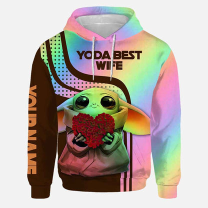 Yoda Best Wife - Personalized Hoodie and Leggings