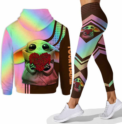 Yoda Best Wife - Personalized Hoodie and Leggings