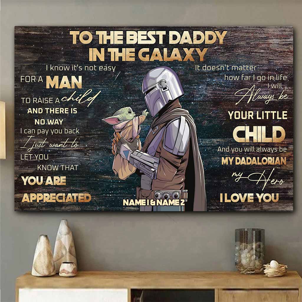 To The Best Daddy - Personalized The Force Poster