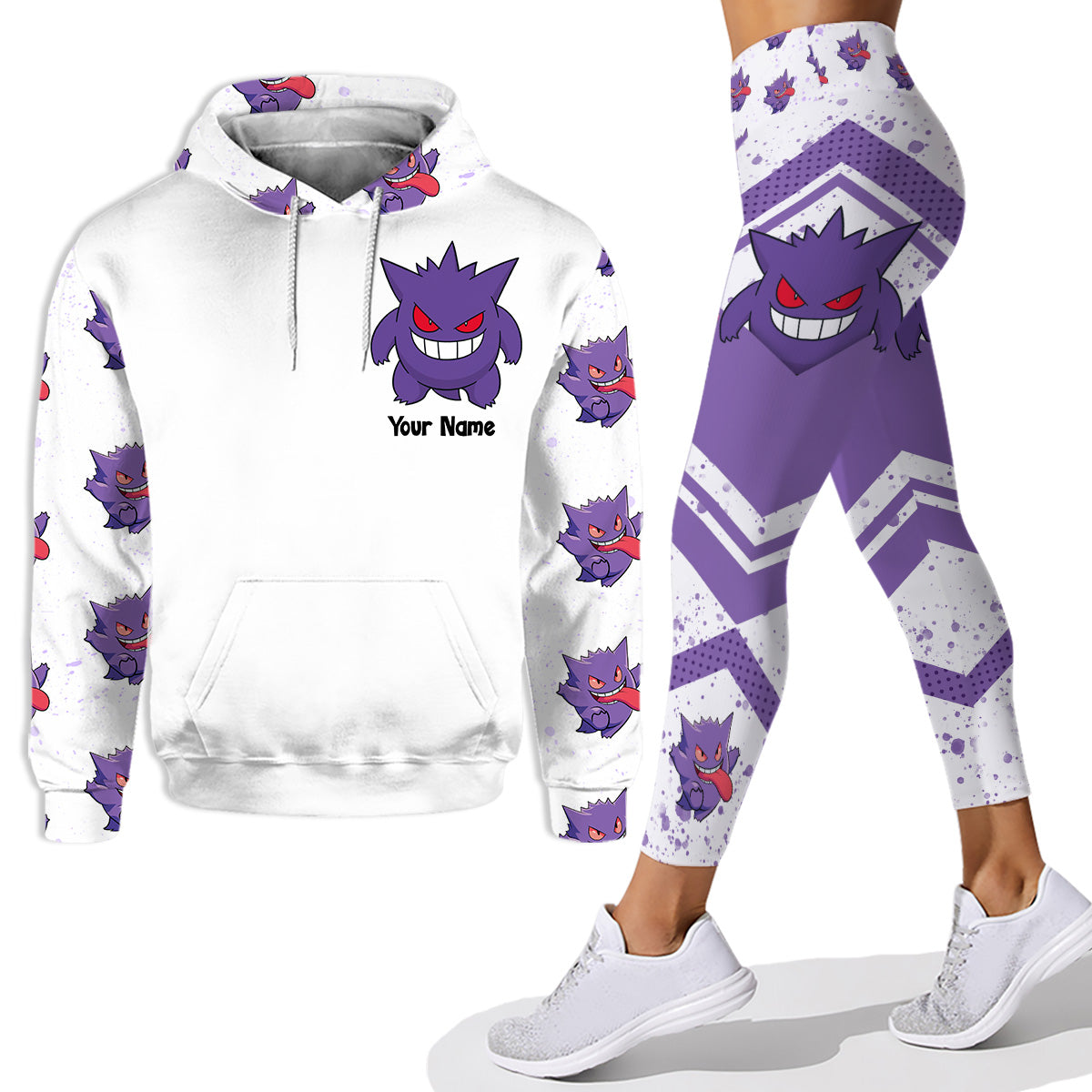 Throat Punch I Win - Personalized Monster Trainer Hoodie and Leggings