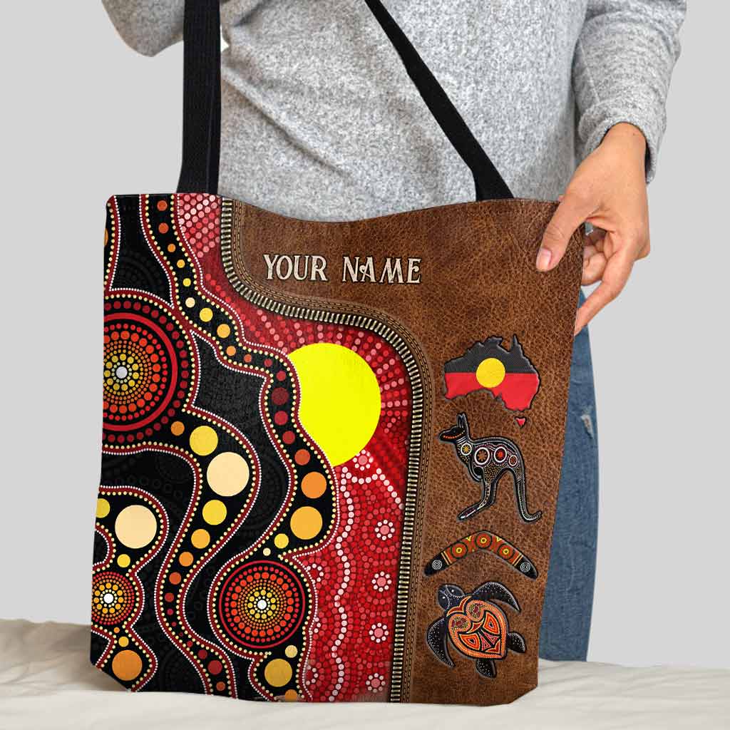 Aboriginal Australian Personalized Tote Bag