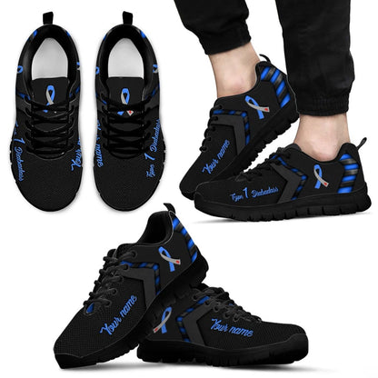 Type 1 Diabadass - Diabetes Awareness Personalized Sneakers