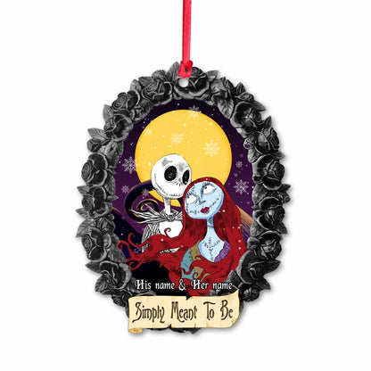 Simply Meant To Be - Personalized Christmas Nightmare Ornament (Printed On Both Sides)