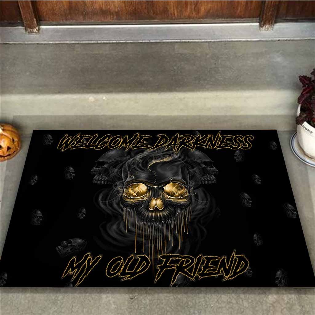 Welcome Darkness - Skull Doormat