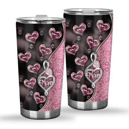 To The Infinity And Beyond Rose Gold - Mother's Day Personalized Tumbler