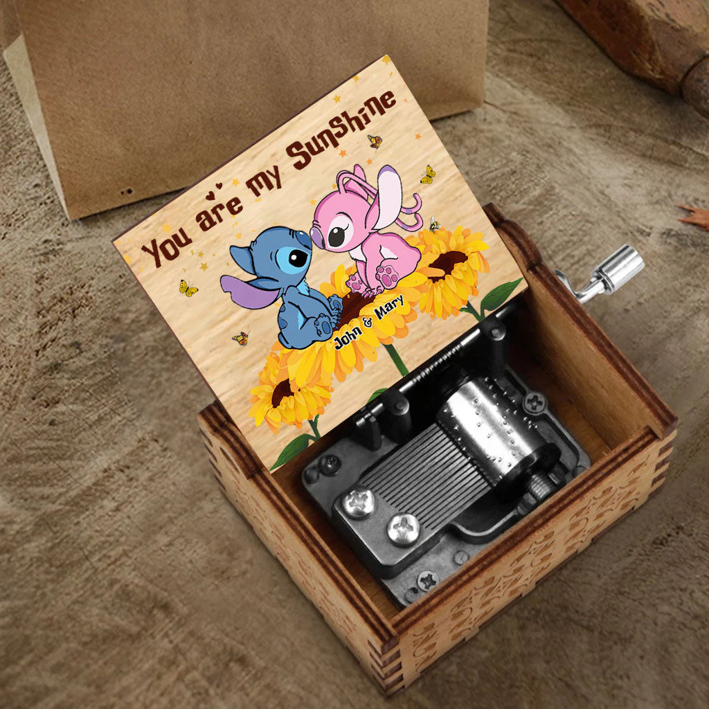 You're My Sunshine - Personalized Ohana Hand Crank Music Box