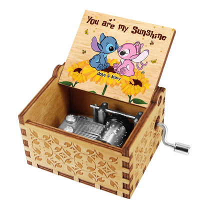 You're My Sunshine - Personalized Ohana Hand Crank Music Box