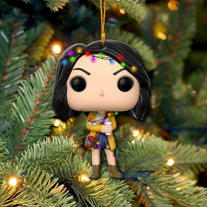 Chibi Character - Christmas Ornament (Printed On Both Sides)