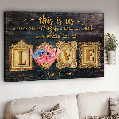 This Is Us - Personalized Couple Ohana Canvas And Poster