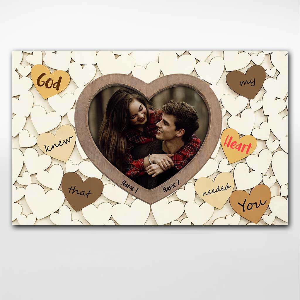 Wherever I'm With You - Personalized Couple Poster