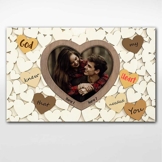 Wherever I'm With You - Personalized Couple Poster