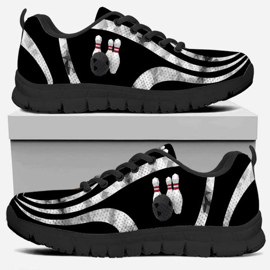 Unique Cute Black and White Women Bowling Shoes Design - Coolest Bowling Shoes