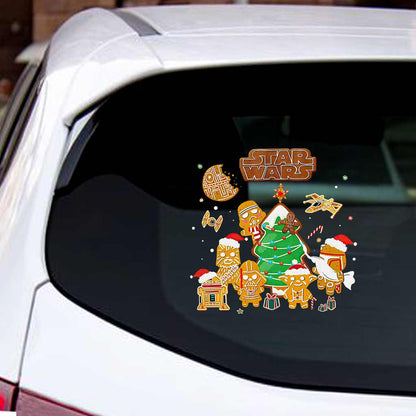 Ginger Bread Of The Galaxy - Christmas The Force Decal Full