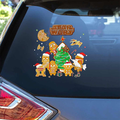 Ginger Bread Of The Galaxy - Christmas The Force Decal Full