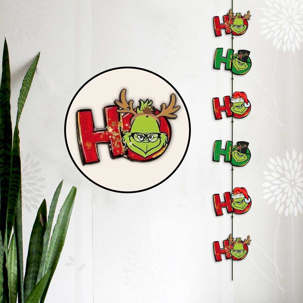 Ho Ho Ho Green Mischief - Christmas Stole Christmas 6 Pieces Garland