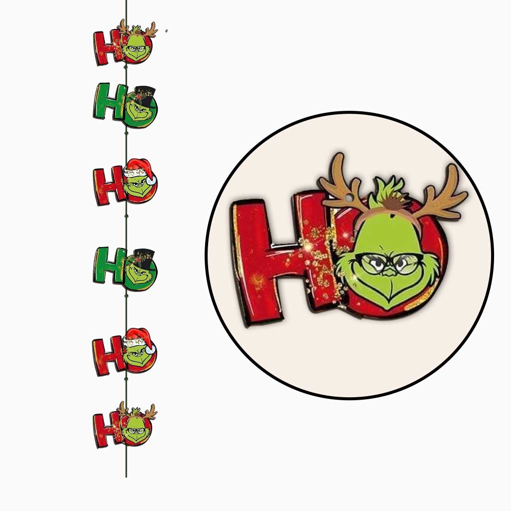 Ho Ho Ho Green Mischief - Christmas Stole Christmas 6 Pieces Garland