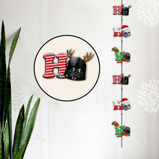 Ho Ho Ho Dark Side - Christmas The Force 6 Pieces Garland