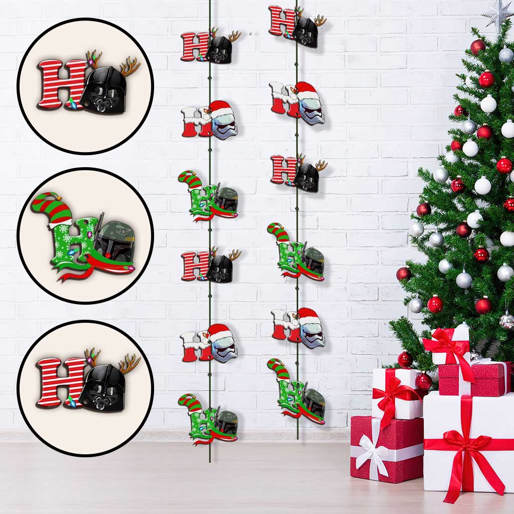 Ho Ho Ho Dark Side - Christmas The Force 6 Pieces Garland