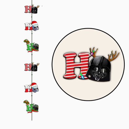 Ho Ho Ho Dark Side - Christmas The Force 6 Pieces Garland