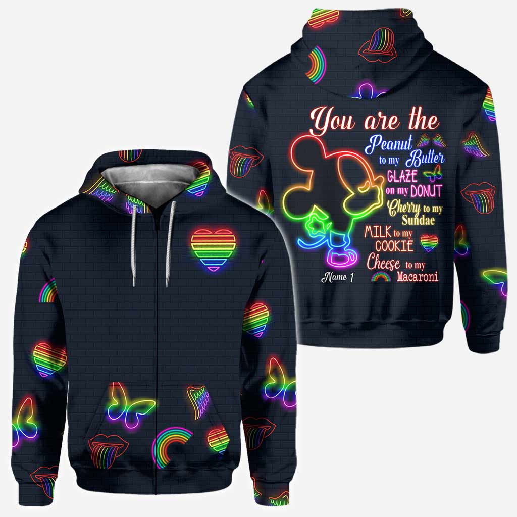 You Are The Love Of My Life - Personalized Couple LGBT Support All Over T-shirt and Hoodie