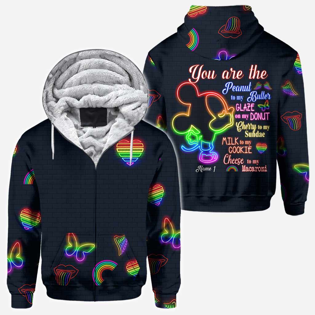 You Are The Love Of My Life - Personalized Couple LGBT Support All Over T-shirt and Hoodie