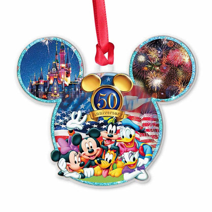 50 Years Of Magic - Mouse Transparent Ornament