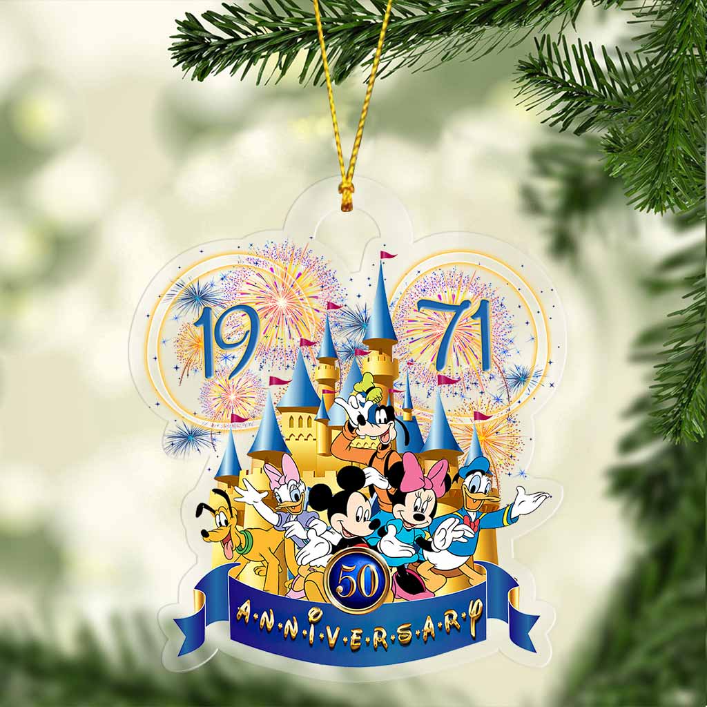 50 Years Of Magic - Mouse Transparent Ornament