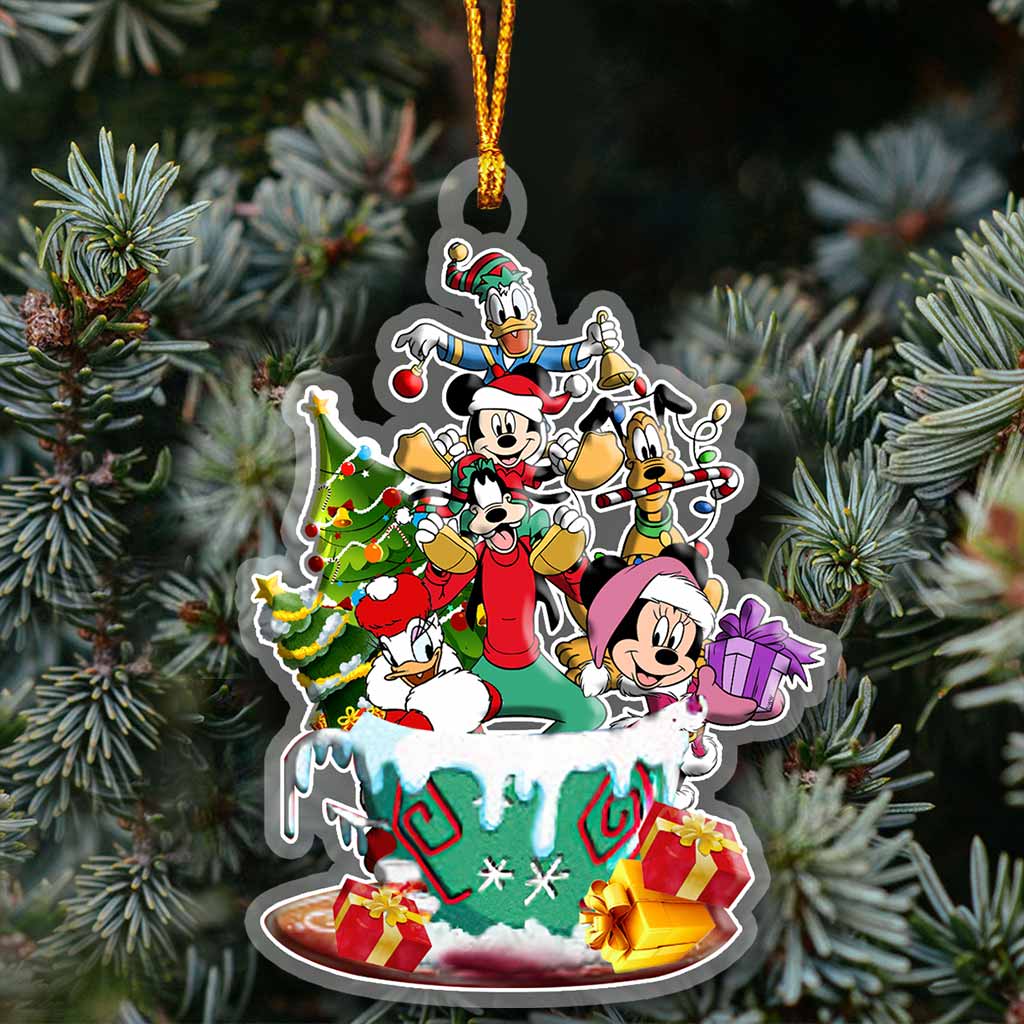 Christmas Magic Mouse Eears - Transparent Ornament