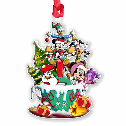 Christmas Magic Mouse Eears - Transparent Ornament