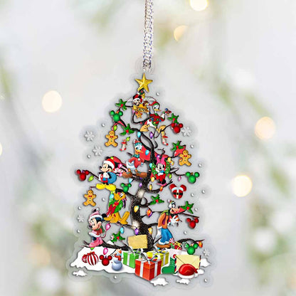 Christmas Tree Magic Mouse Eears - Christmas Transparent Ornament