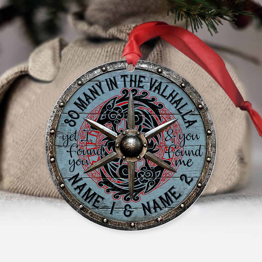 So Many In The Valhalla - Personalized Viking Ornament (Printed On Both Sides)