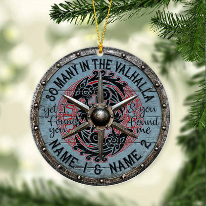 So Many In The Valhalla - Personalized Viking Ornament (Printed On Both Sides)