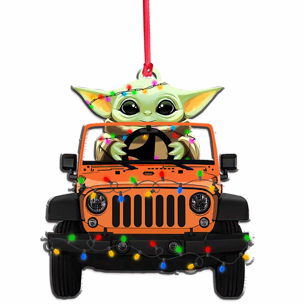 Driving I Am - Personalized Christmas Car Ornament (Printed On Both Sides)