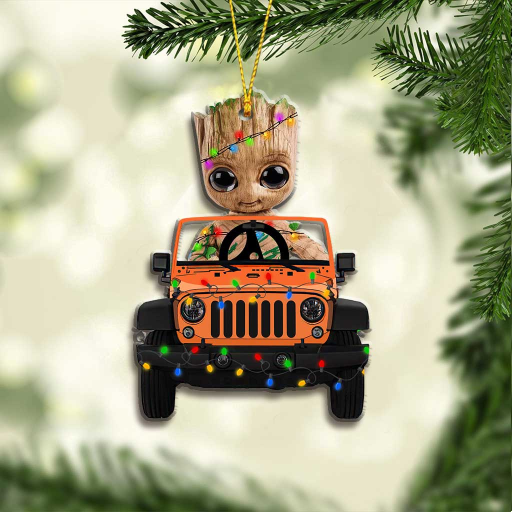 I Am Greep - Personalized Christmas Car Ornament (Printed On Both Sides)