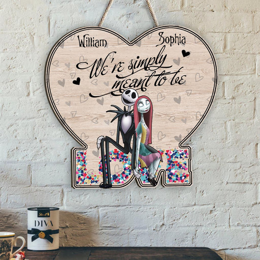 This Is Us - Personalized Couple Nightmare Wood Sign