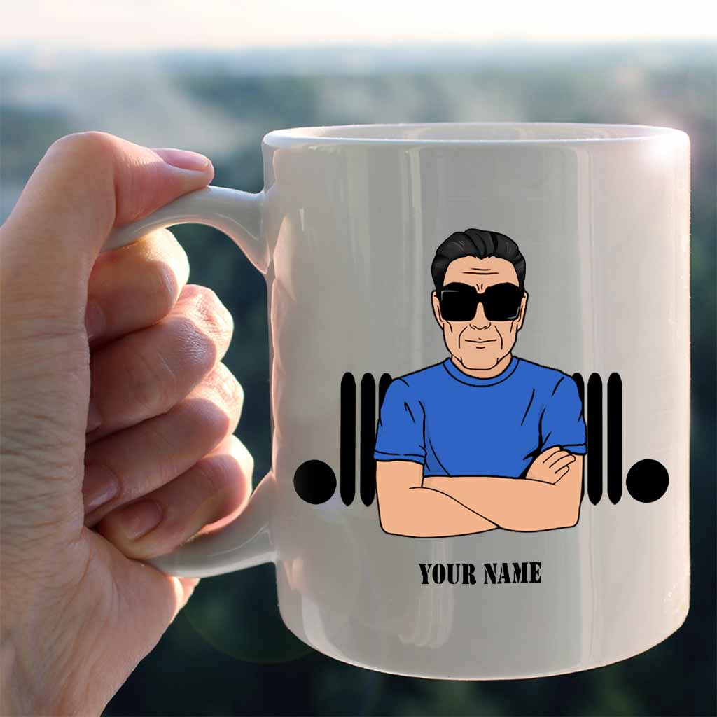 The Dad The Myth The Legend - Personalized Father's Day Car Mug