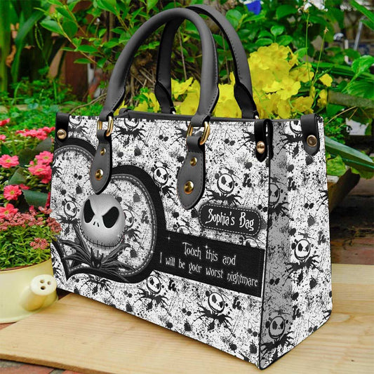 Touch My Bag - Personalized Nightmare Leather Handbag