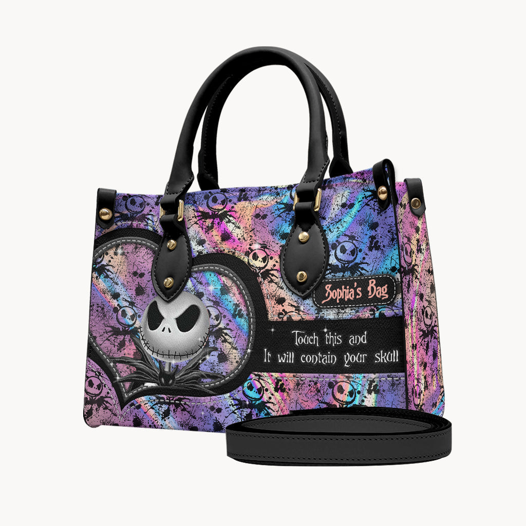 Touch My Bag - Personalized Nightmare Leather Handbag