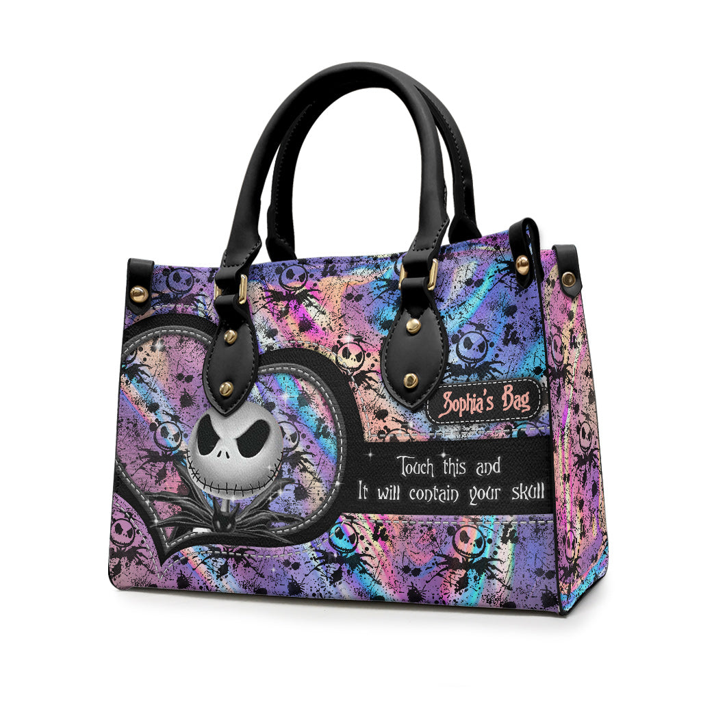 Touch My Bag - Personalized Nightmare Leather Handbag