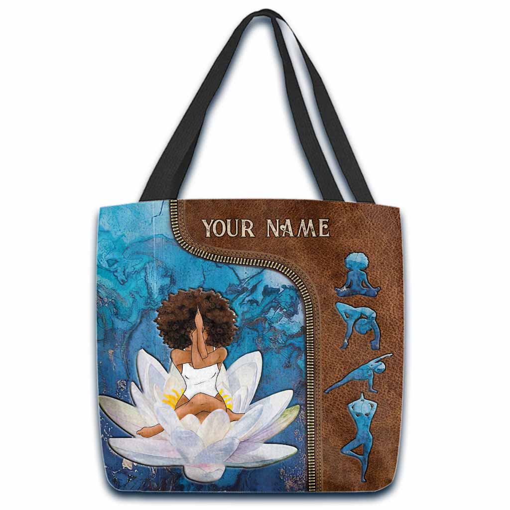 Yoga Personalized Tote Bag