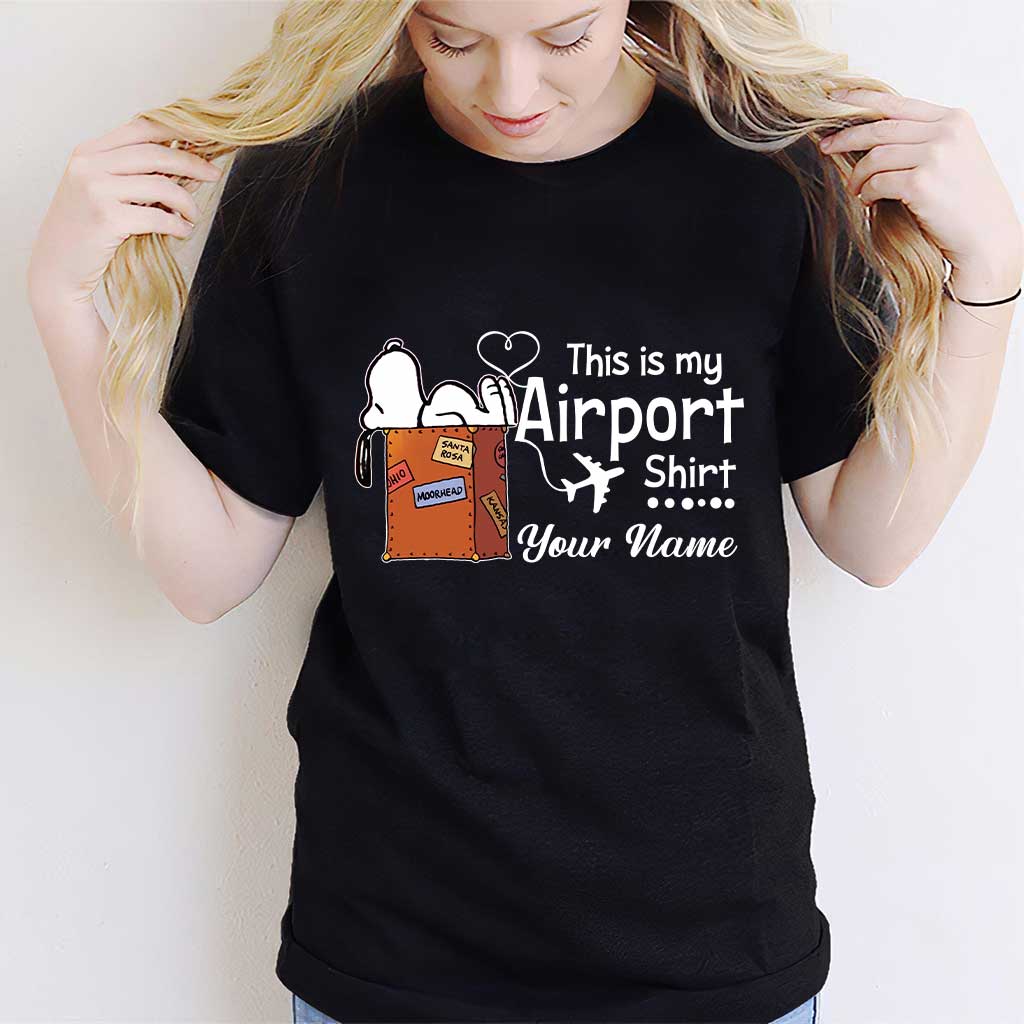 This Is My Airport Shirt - Personalized T-shirt and Hoodie