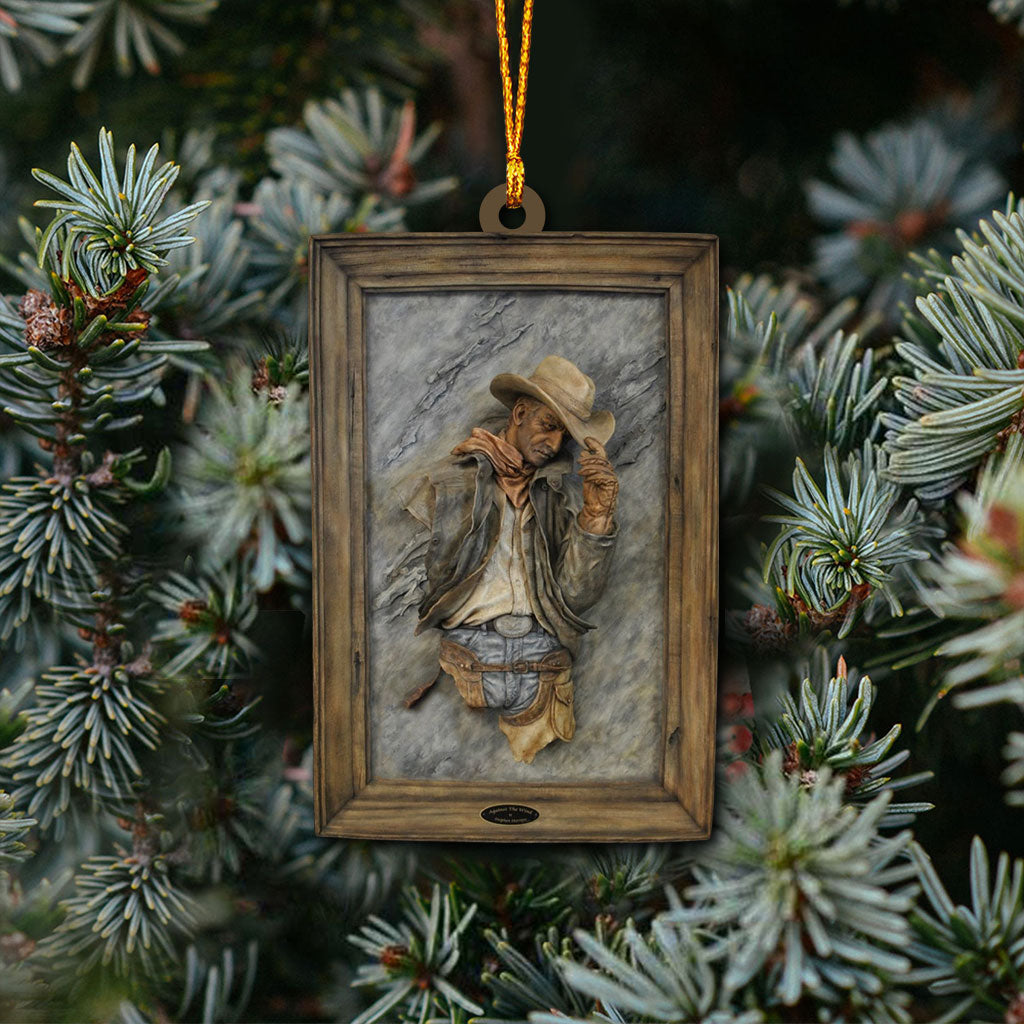 Horse And Man - Christmas Ornament (Printed On Both Sides)