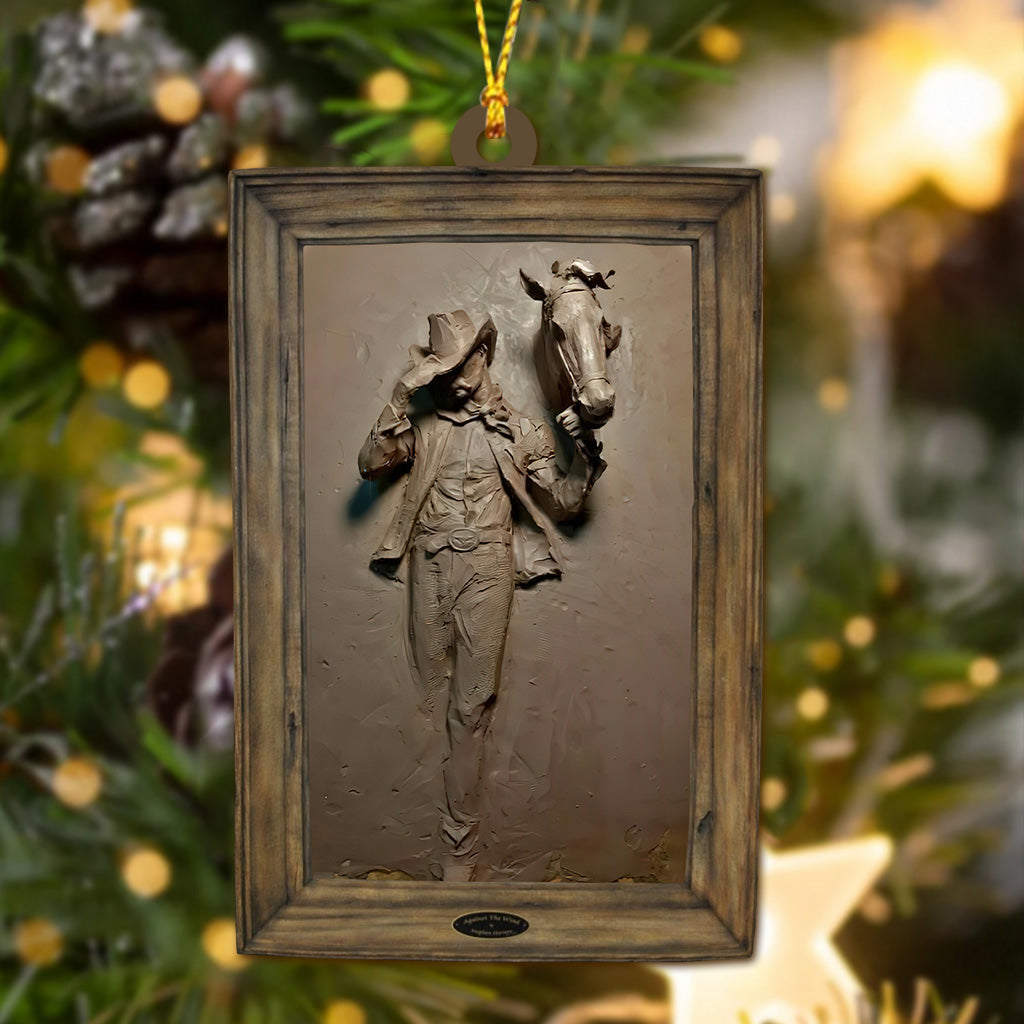 Free Spirit - Christmas Horse Ornament (Printed On Both Sides)