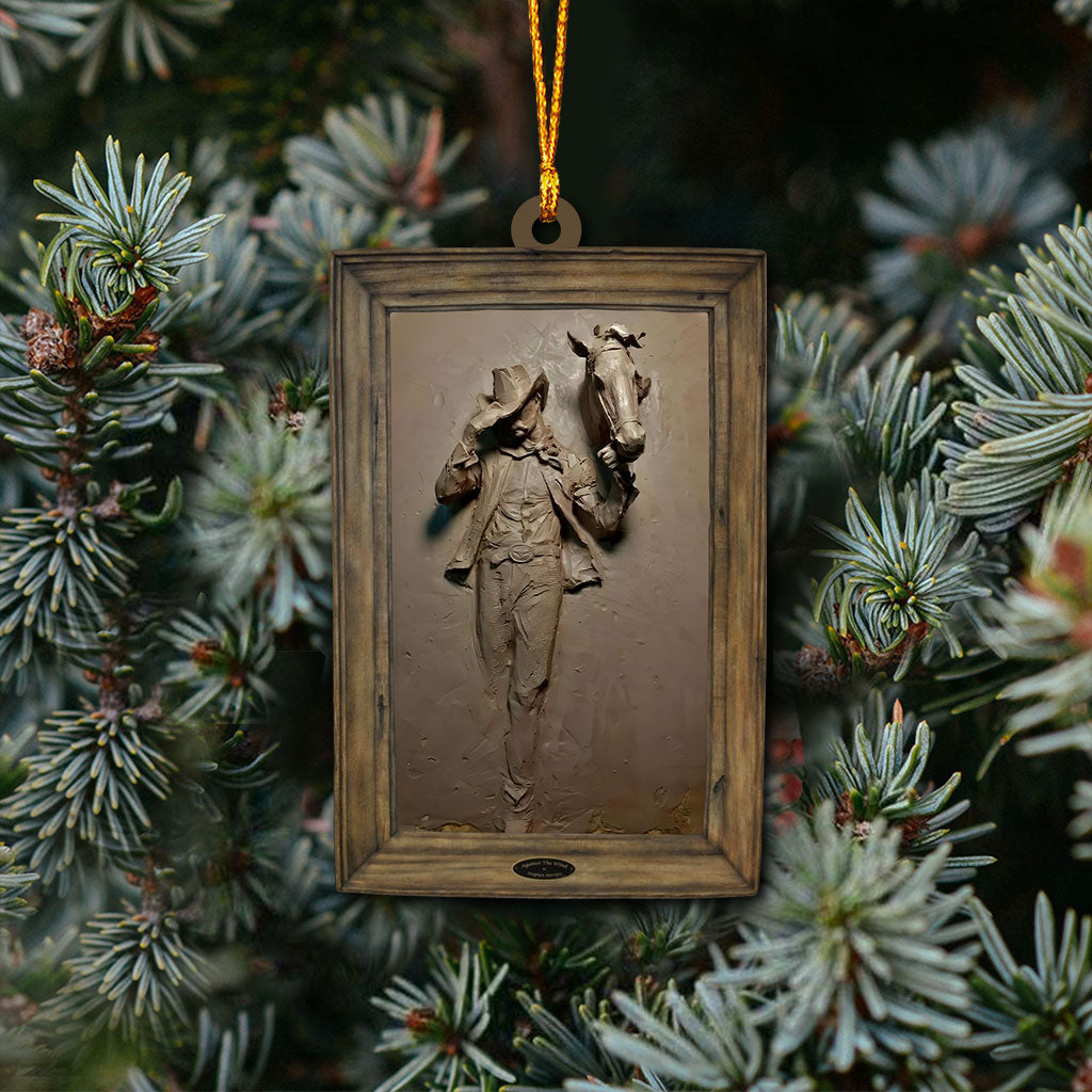 Free Spirit - Christmas Horse Ornament (Printed On Both Sides)