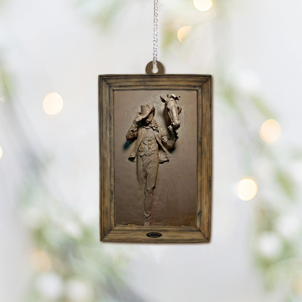 Free Spirit - Christmas Horse Ornament (Printed On Both Sides)