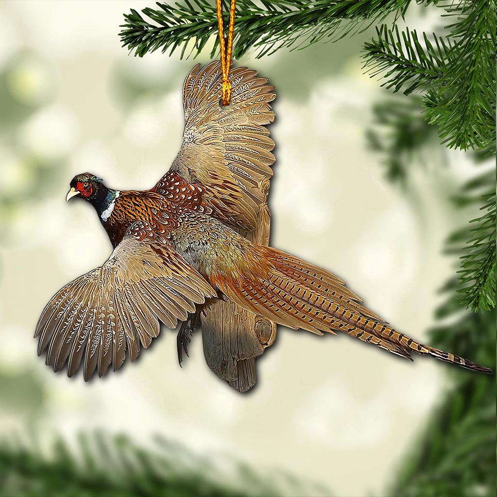 Pheasant My Hunting Collection - Christmas Ornament (Printed On Both Sides)