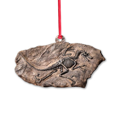 Dinosaur Fossil - Christmas Ornament (Printed On Both Sides)